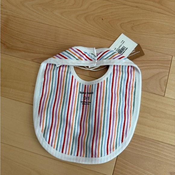 Roller Rabbit Multi Party Stripe Bib - Picture 2 of 3